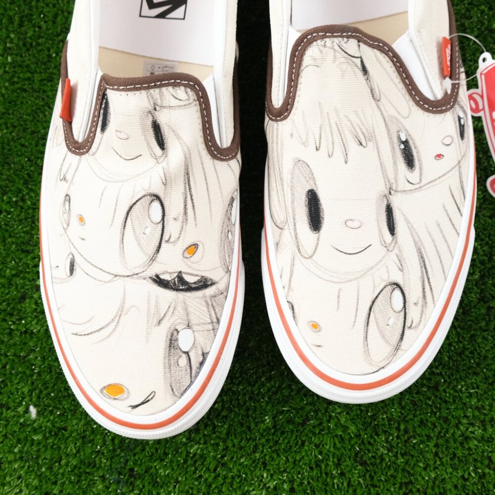 JAVIER CALLEJA x VANS VAULT OG Classic Slip-On LX Men's Sneakers Beige US 12 NEW - Picture 7 of 7
